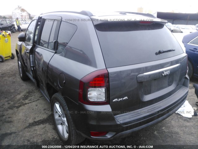 1C4NJDBB0GD722967 - 2016 JEEP COMPASS SPORT GRAY photo 3