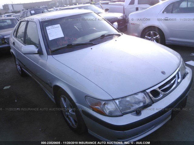 YS3DF58K727008652 - 2002 SAAB 9-3 SE SILVER photo 1