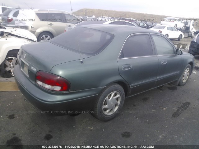 1YVGF22C7W5722944 - 1998 MAZDA 626 GREEN photo 4