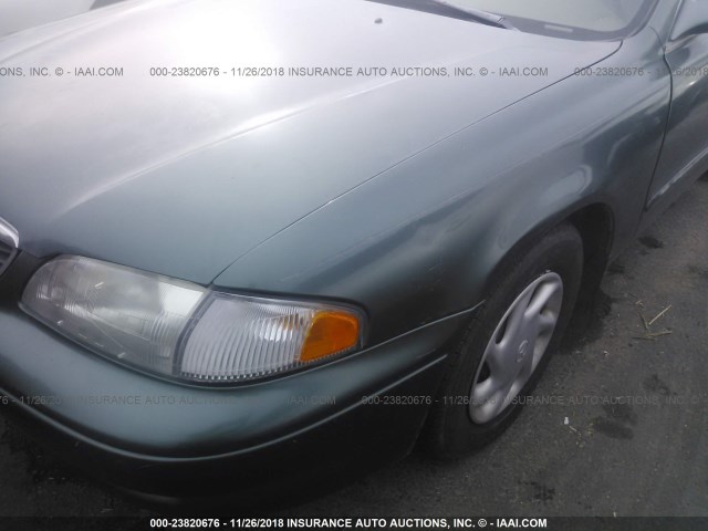 1YVGF22C7W5722944 - 1998 MAZDA 626 GREEN photo 6