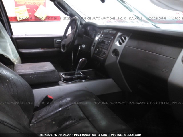 1FMFK20598LA55788 - 2008 FORD EXPEDITION EL LIMITED BLACK photo 5