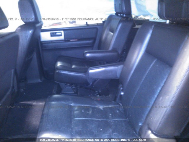 1FMFK20598LA55788 - 2008 FORD EXPEDITION EL LIMITED BLACK photo 8