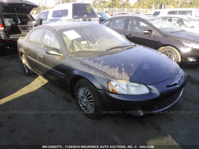 1C3EL46U11N582021 - 2001 CHRYSLER SEBRING LX GRAY photo 1