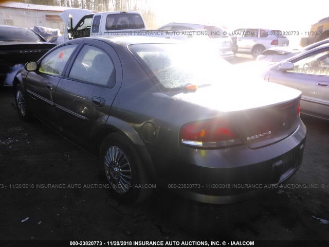 1C3EL46U11N582021 - 2001 CHRYSLER SEBRING LX GRAY photo 3