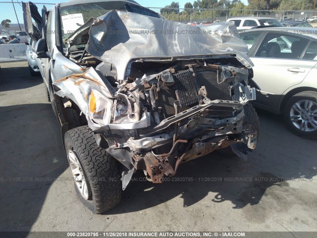 5TBDT44106S508583 - 2006 TOYOTA TUNDRA DOUBLE CAB SR5 SILVER photo 6