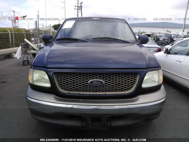 1FTRW076X3KB50691 - 2003 FORD F150 SUPERCREW BLUE photo 6