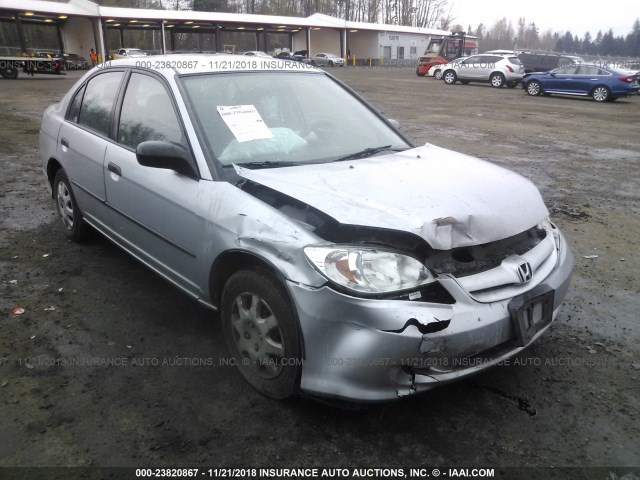 2HGES16344H537058 - 2004 HONDA CIVIC DX VP 银色 照片 1