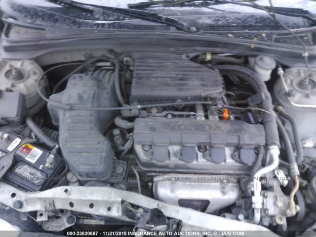 2HGES16344H537058 - 2004 HONDA CIVIC DX VP 银色 照片 10