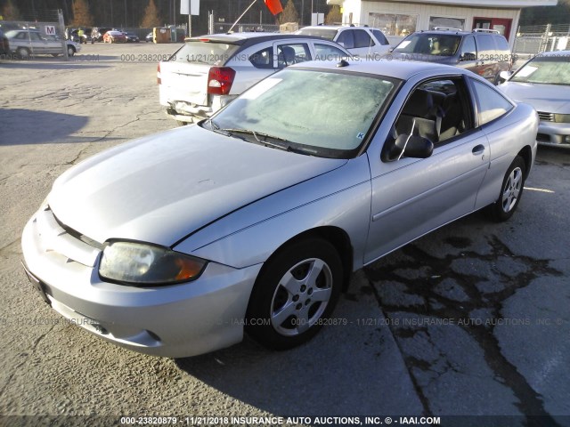 1G1JF12F047160525 - 2004 CHEVROLET CAVALIER LS SILVER photo 2