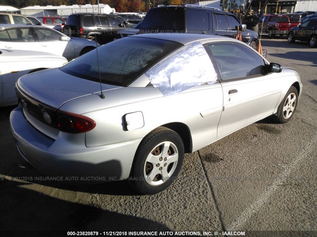 1G1JF12F047160525 - 2004 CHEVROLET CAVALIER LS SILVER photo 4