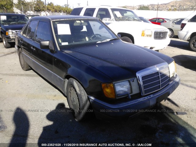 WDBEA30D4MB428556 - 1991 MERCEDES-BENZ 300 E BLACK photo 1