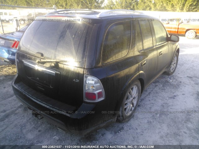 5S3ET13S372803247 - 2007 SAAB 9-7X 4.2I BLACK photo 4