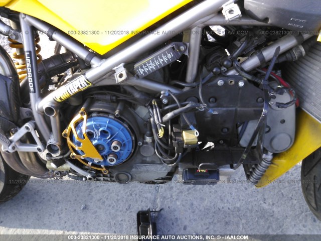 ZDM1SB5T81B011643 - 2001 DUCATI 996 S YELLOW photo 8