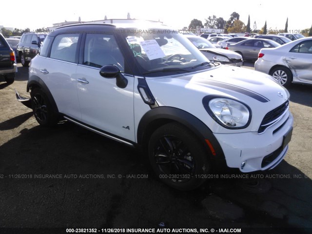 WMWZC5C59GWP49533 - 2016 MINI COOPER S COUNTRYMAN WHITE photo 1