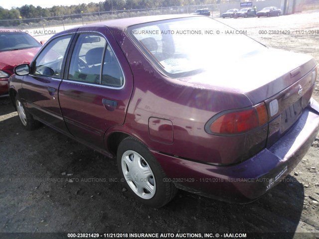 1N4AB41D7WC721582 - 1998 NISSAN SENTRA E/XE/GXE/GLE RED photo 3