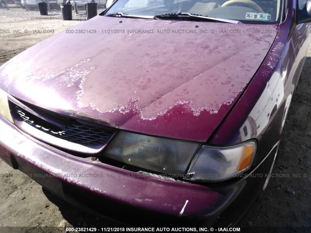 1N4AB41D7WC721582 - 1998 NISSAN SENTRA E/XE/GXE/GLE RED photo 6