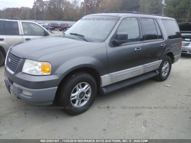 1FMFU16L13LB20703 - 2003 FORD EXPEDITION XLT GRAY photo 2