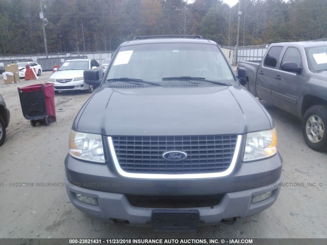 1FMFU16L13LB20703 - 2003 FORD EXPEDITION XLT GRAY photo 6
