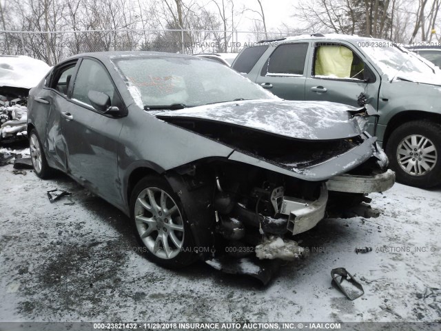 1C3CDFBH1DD700782 - 2013 DODGE DART SXT GRAY photo 1