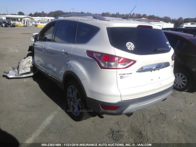 1FMCU9J98FUA57109 - 2015 FORD ESCAPE TITANIUM WHITE photo 3