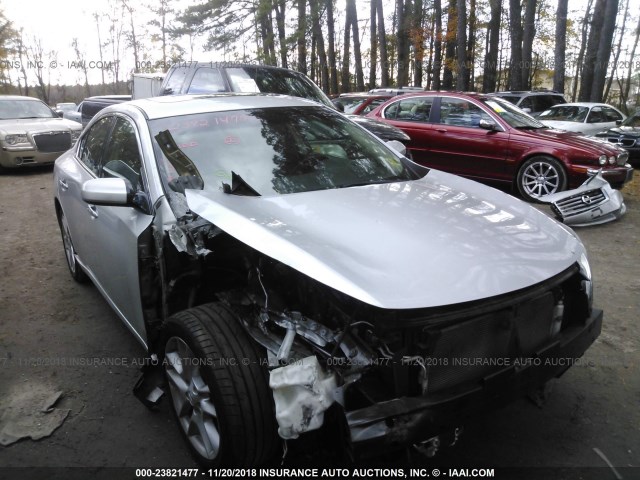 1N4AA5APXEC430933 - 2014 NISSAN MAXIMA S/SV SILVER photo 1