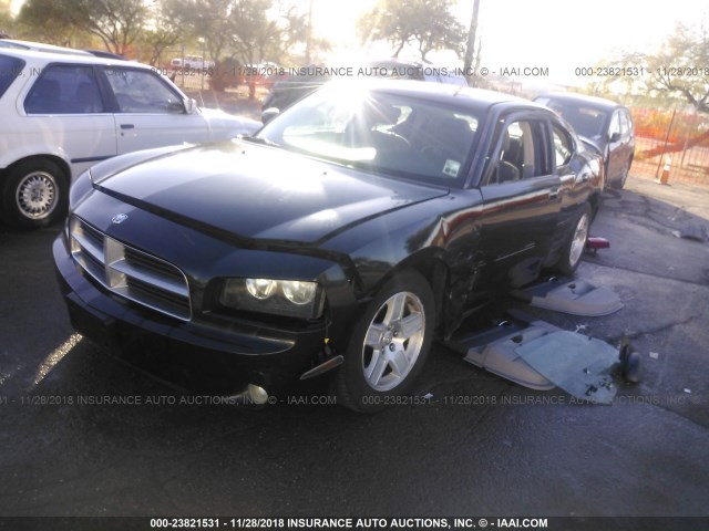 2B3KA43G57H848159 - 2007 DODGE CHARGER SE/SXT BLACK photo 2