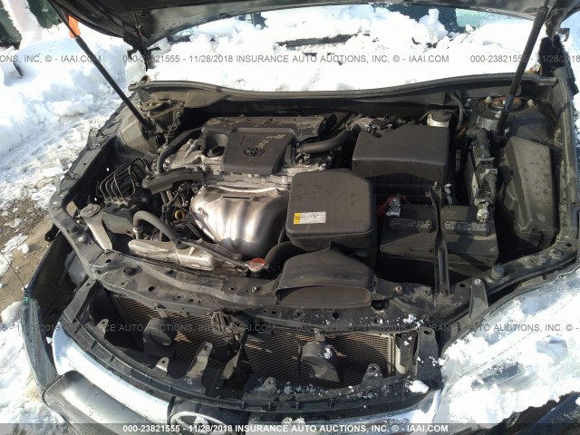 4T1BF1FK0GU134155 - 2016 TOYOTA CAMRY LE/XLE/SE/XSE BLACK photo 10