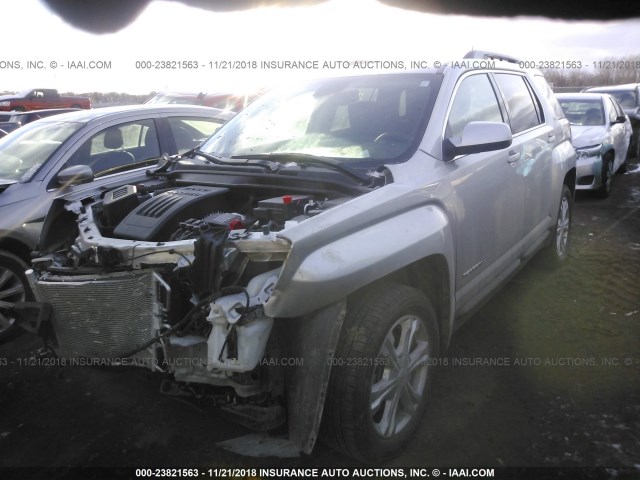 2GKALNEK5H6350461 - 2017 GMC TERRAIN SLE SILVER photo 2