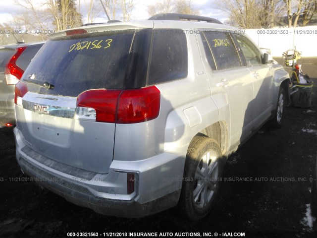 2GKALNEK5H6350461 - 2017 GMC TERRAIN SLE SILVER photo 4