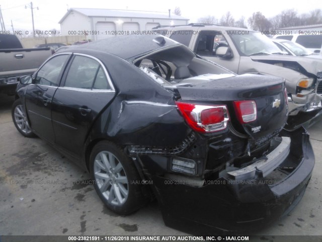 1G11E5SL4EF146828 - 2014 CHEVROLET MALIBU 2LT BLACK photo 3