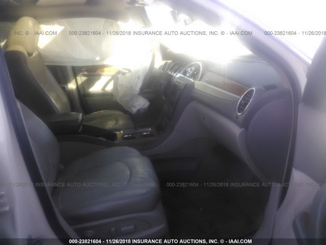 5GAEV23D59J177251 - 2009 BUICK ENCLAVE CXL WHITE photo 5