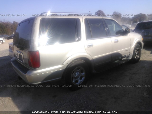 5LMFU28R71LJ25860 - 2001 LINCOLN NAVIGATOR 金色 照片 4