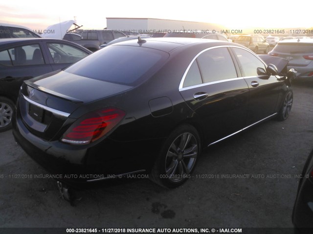 WDDUG8CB0FA194918 - 2015 MERCEDES-BENZ S 550 BLACK photo 4