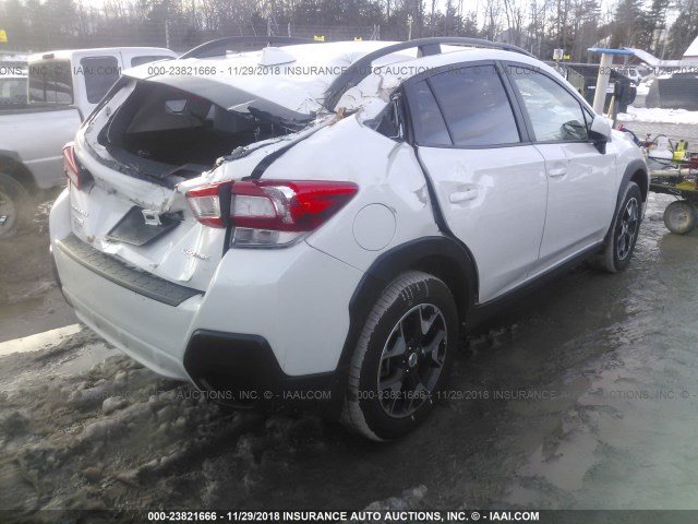 JF2GTABC4JH336337 - 2018 SUBARU CROSSTREK PREMIUM WHITE photo 4