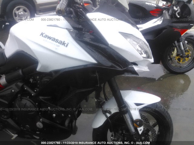 JKALEEF12FDA04478 - 2015 KAWASAKI KLE650 F WHITE photo 5