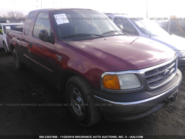 2FTRX17WX4CA09788 - 2004 FORD F-150 HERITAGE CLASSIC RED photo 1