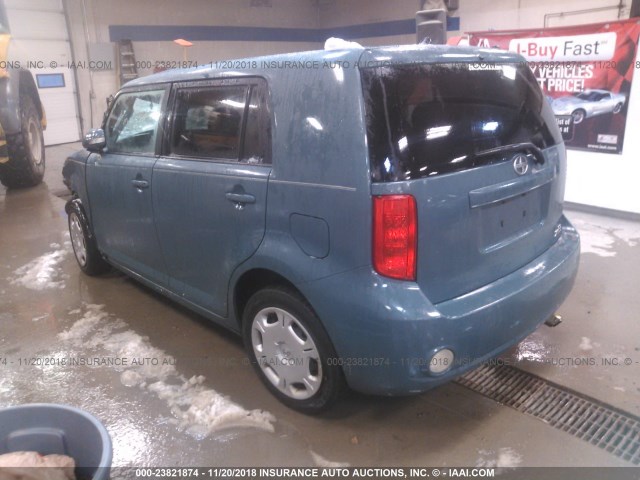 JTLKE50E981041174 - 2008 TOYOTA SCION XB BLUE photo 3