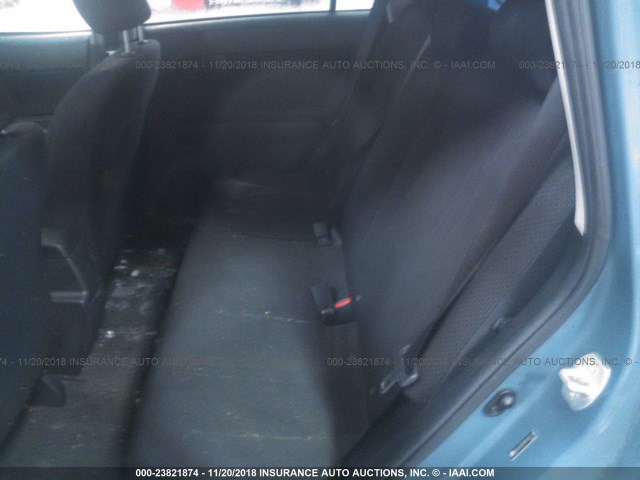 JTLKE50E981041174 - 2008 TOYOTA SCION XB BLUE photo 8