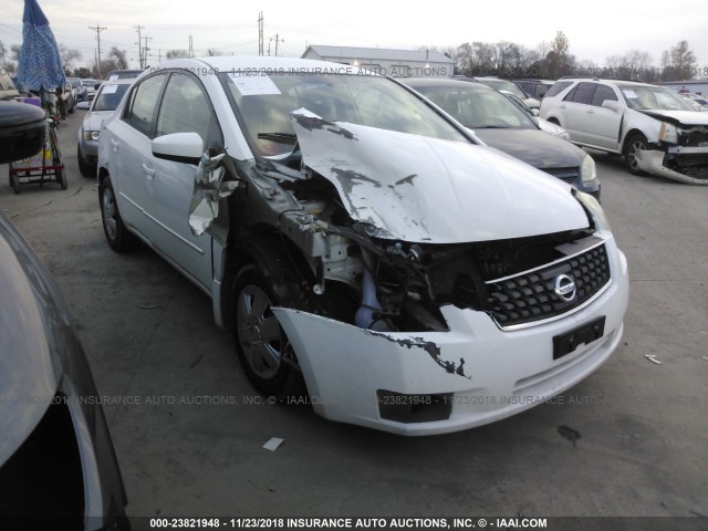 3N1AB61E57L686418 - 2007 NISSAN SENTRA 2.0/2.0S/2.0SL WHITE photo 1