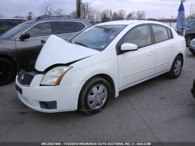 3N1AB61E57L686418 - 2007 NISSAN SENTRA 2.0/2.0S/2.0SL WHITE photo 2