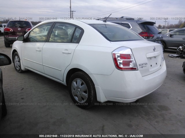 3N1AB61E57L686418 - 2007 NISSAN SENTRA 2.0/2.0S/2.0SL WHITE photo 3