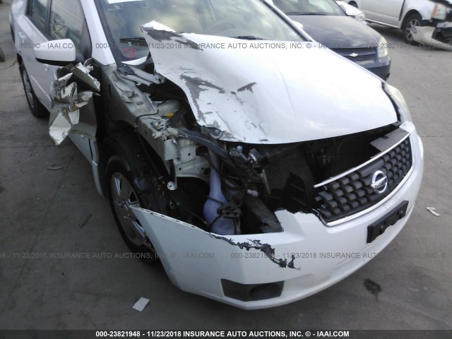 3N1AB61E57L686418 - 2007 NISSAN SENTRA 2.0/2.0S/2.0SL WHITE photo 6