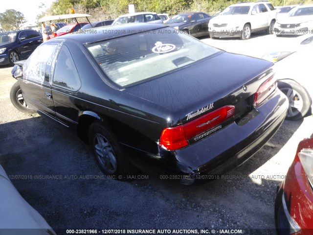 1FALP62W1TH166861 - 1996 FORD THUNDERBIRD LX BLACK photo 3