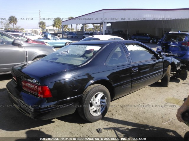 1FALP62W1TH166861 - 1996 FORD THUNDERBIRD LX BLACK photo 4