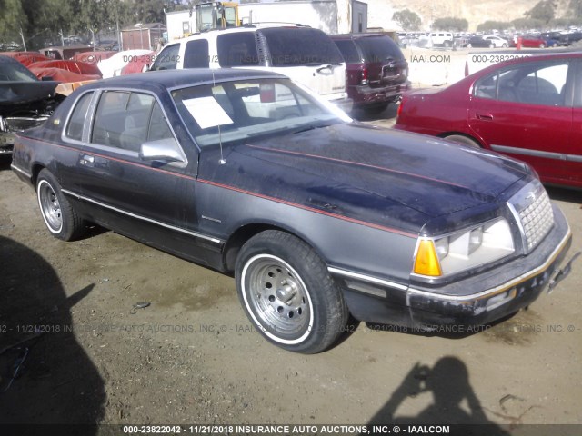 1FABP46F0DH158679 - 1983 FORD THUNDERBIRD  BLACK photo 1