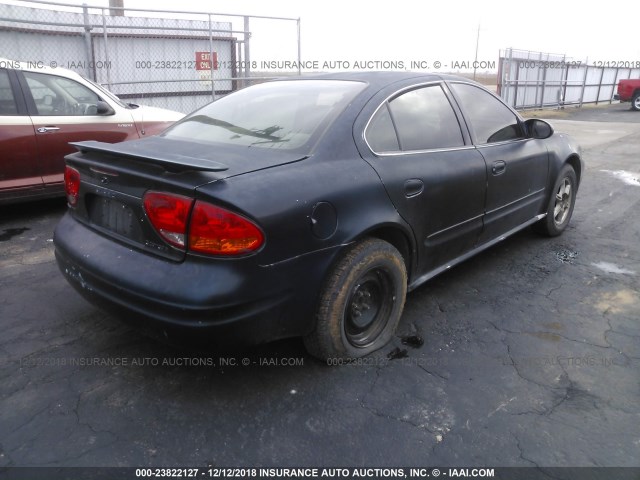 1G3NL52E84C144189 - 2004 OLDSMOBILE ALERO GL BLACK photo 4