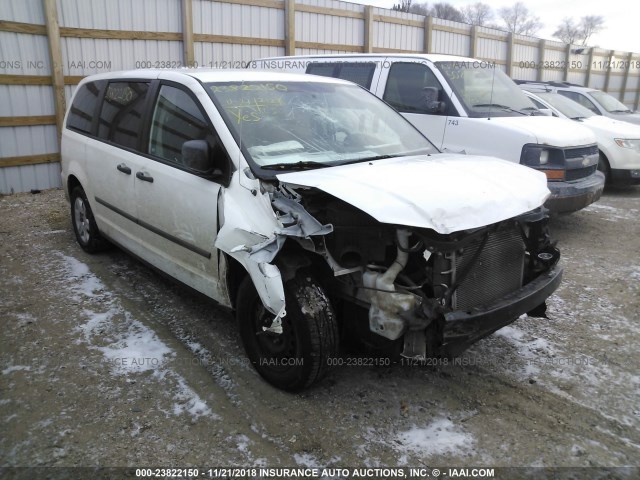 2D4RN1AGXBR624006 - 2011 DODGE GRAND CARAVAN C/V WHITE photo 1