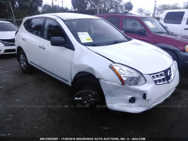 JN8AS5MT0DW508167 - 2013 NISSAN ROGUE S/SV WHITE photo 1