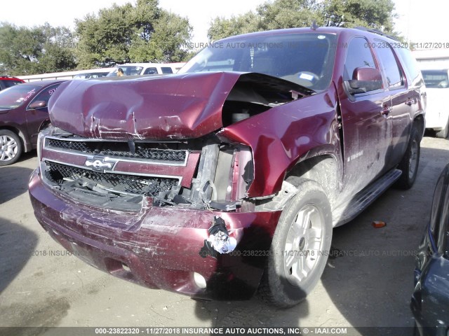 1GNEC23329R175171 - 2009 CHEVROLET TAHOE C1500 LT MAROON photo 2