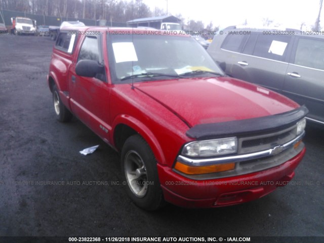 1GCCS1454Y8205708 - 2000 CHEVROLET S TRUCK S10 RED photo 1